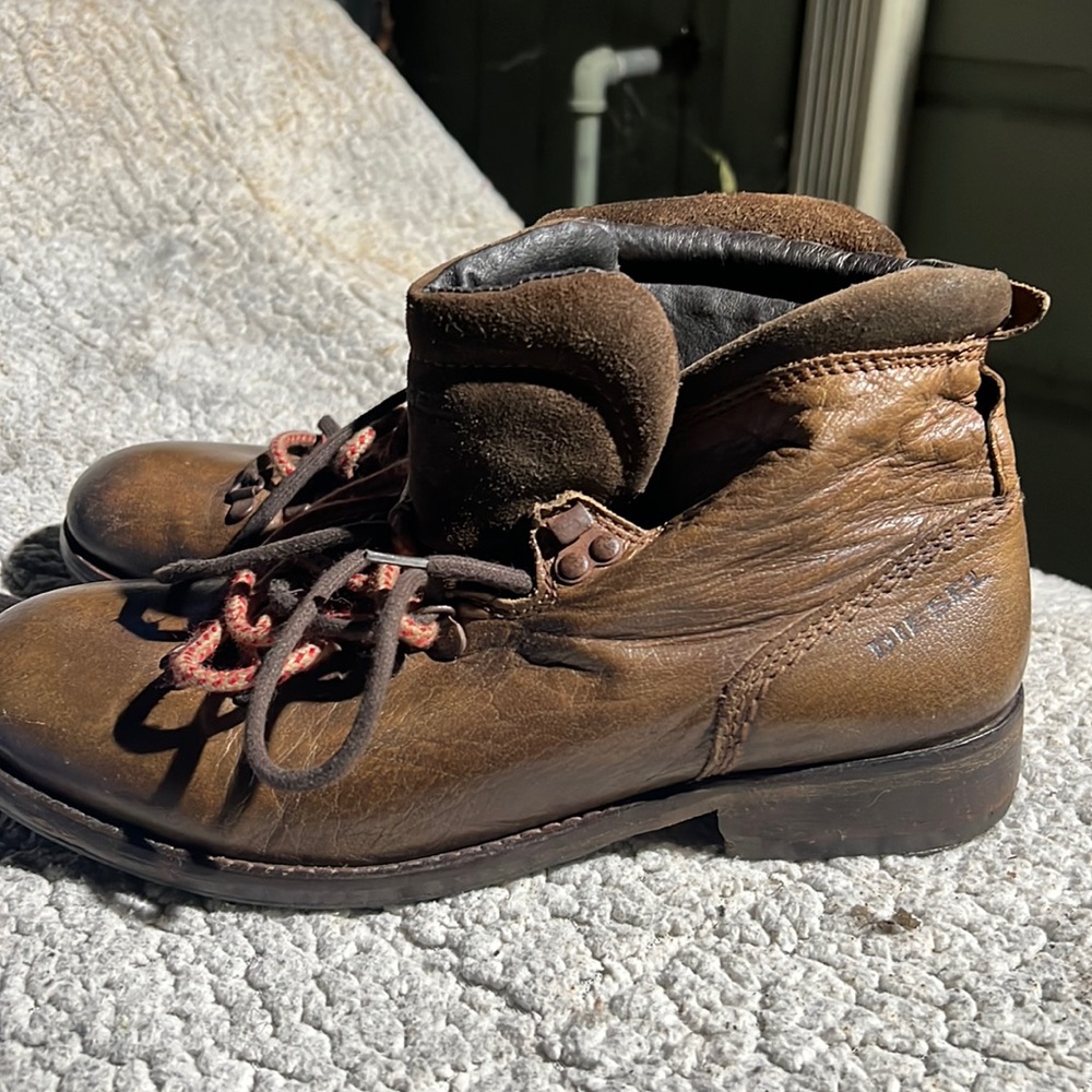 Diesel Boots Leather Ankle Boots the Brave Nation DVRSTY Ankle Boot Half Boots